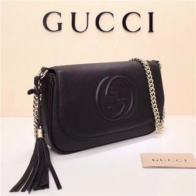 Gucci Soho Leather Shoulder Bag
