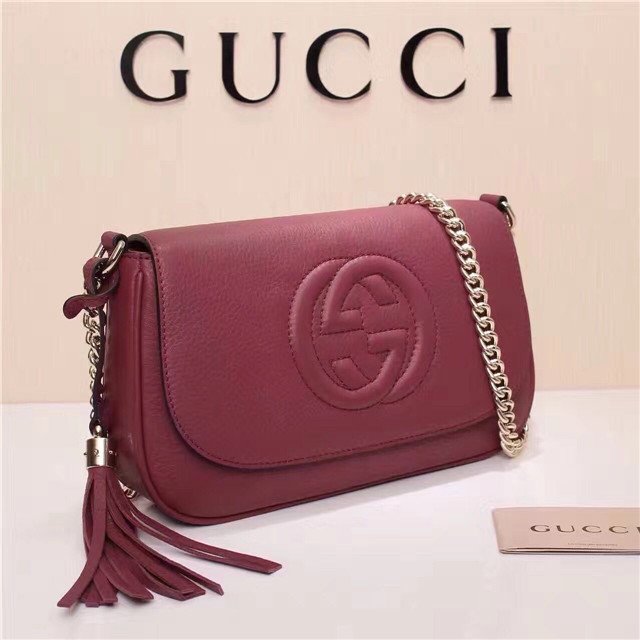 Gucci Soho Leather Shoulder Bag