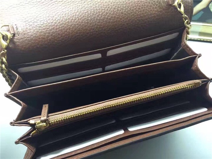 Gucci GG Marmont Leather Mini Chain Bag (2 Colors)