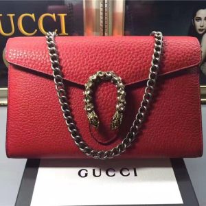 Gucci Dionysus Leather Mini Chain Bag (Varied Colors)