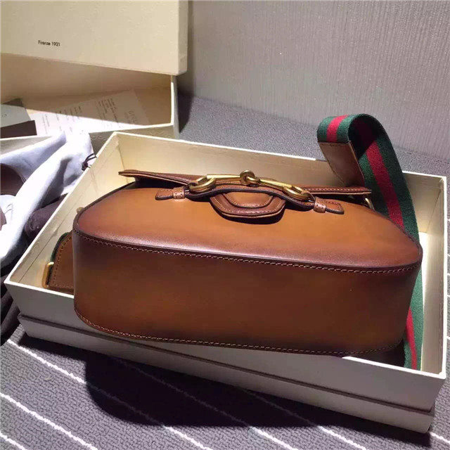 Gucci Lady Web Leather Shoulder Bag (Varied Colors)