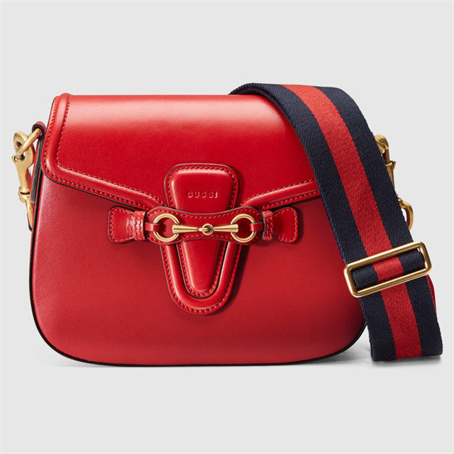 Gucci Lady Web Leather Shoulder Bag (Varied Colors)