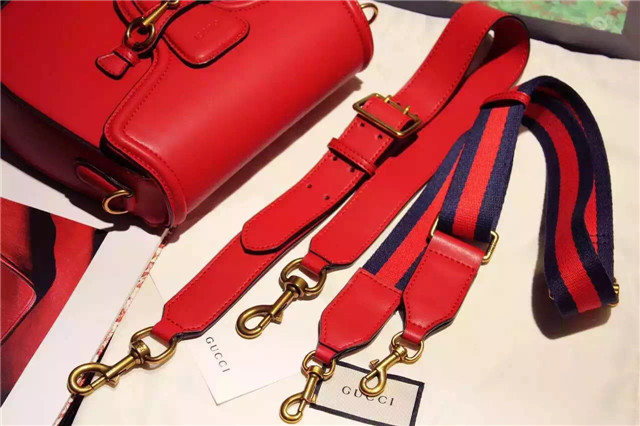 Gucci Lady Web Leather Shoulder Bag (Varied Colors)