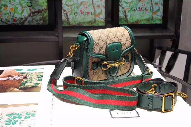 Gucci Small Lady Web Original GG Shoulder Bag (Varied Colors)