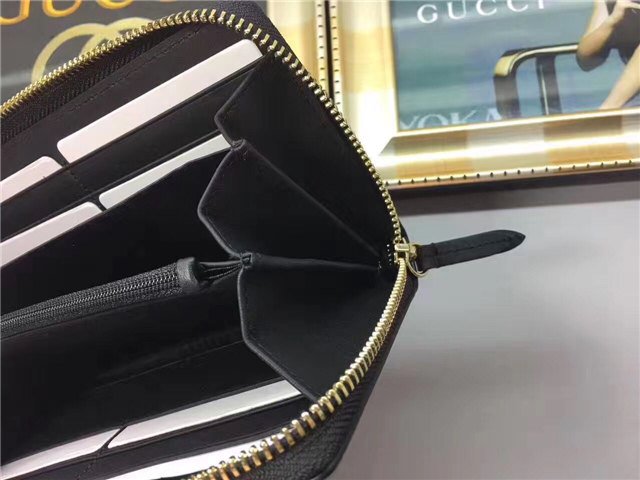 Gucci Sylvie Leather Zip Around Wallet (Varied Colors)
