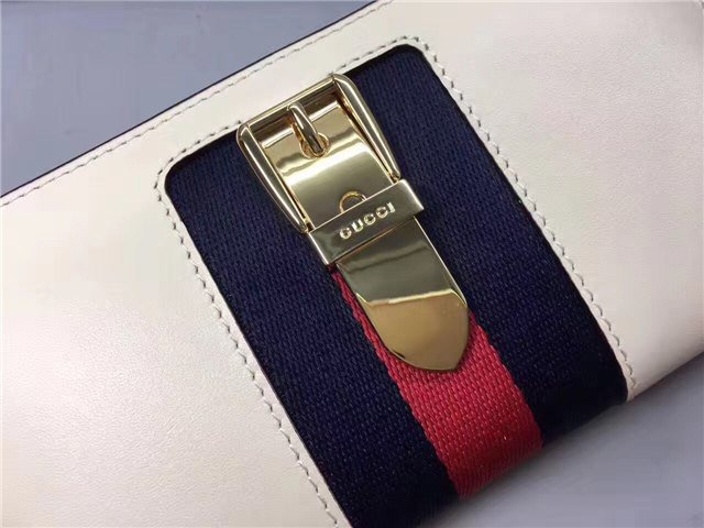 Gucci Sylvie Leather Zip Around Wallet (Varied Colors)
