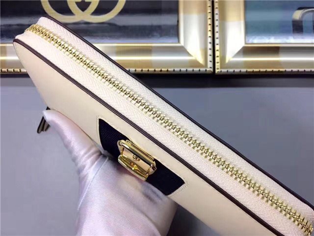 Gucci Sylvie Leather Zip Around Wallet (Varied Colors)