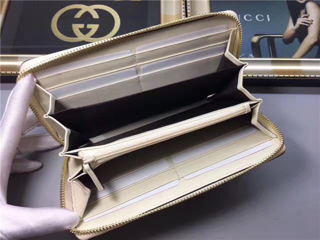 Gucci Sylvie Leather Zip Around Wallet (Varied Colors)