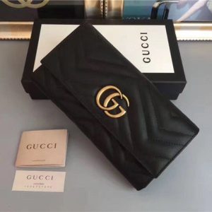 Gucci GG Marmont Continental Wallet (Varied Colors)
