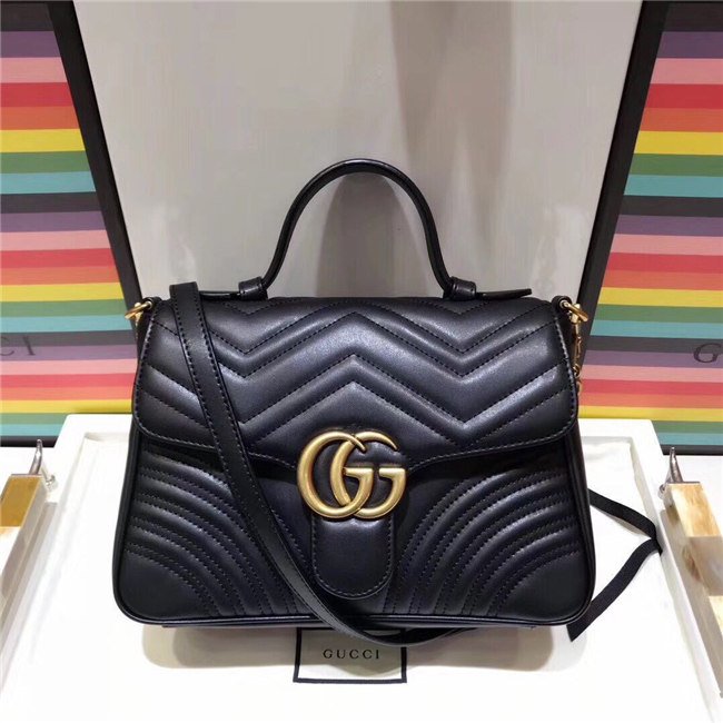 Gucci GG Marmont Small Top Handle Bag (Varied Colors)