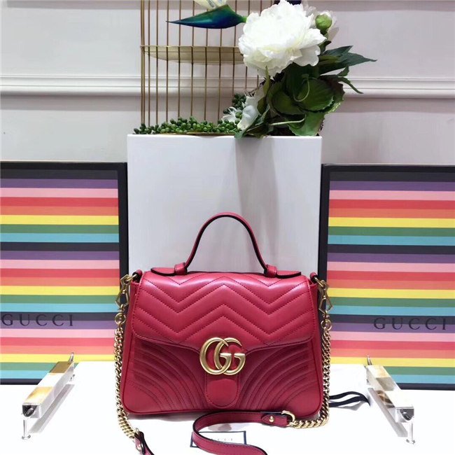Gucci GG Marmont Small Top Handle Bag (Varied Colors)