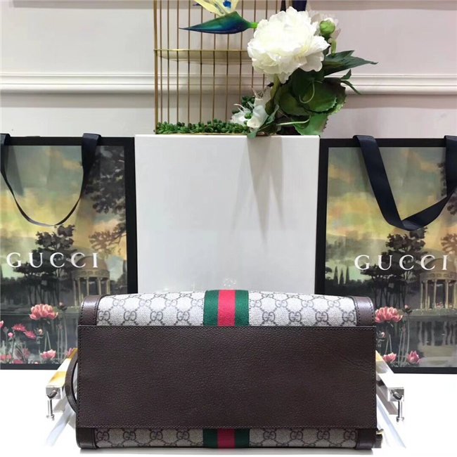 Gucci Ophidia GG Medium Top Handle Bag