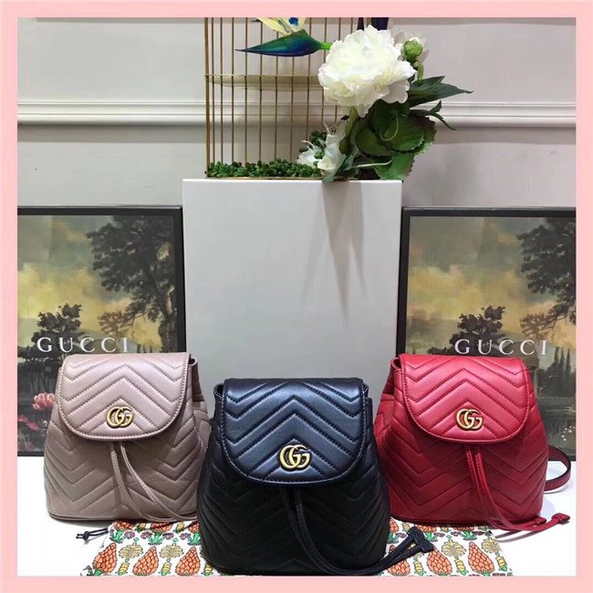 Gucci GG Marmont Matelasse Backpack (Varied Colors)