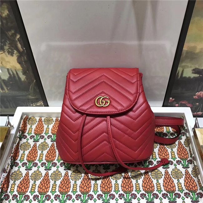 Gucci GG Marmont Matelasse Backpack (Varied Colors)