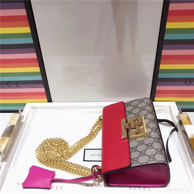 Gucci Padlock small GG Supreme Canvas Shoulder Bag (Varied Colors)