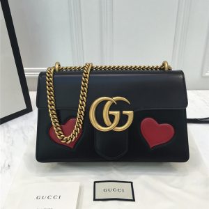 Gucci GG Marmont Medium Heart Shoulder Bag (Varied Colors)