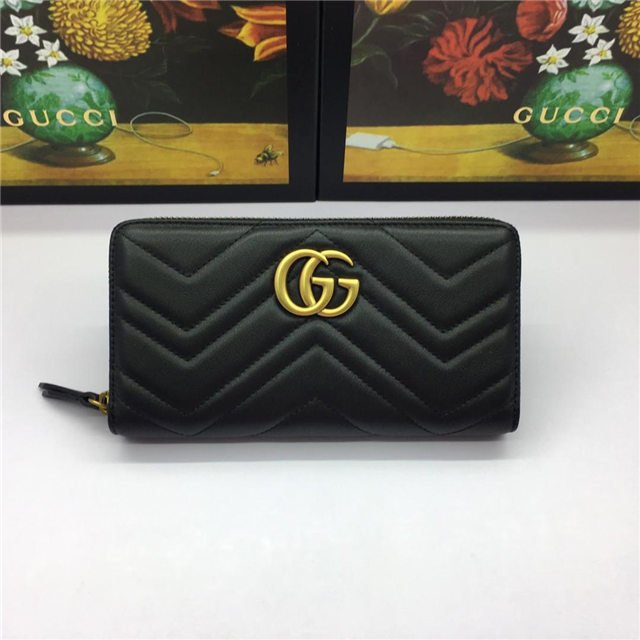 Gucci GG Marmont Zip Around Wallet (Varied Colors)