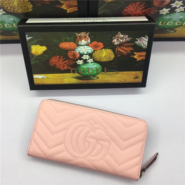Gucci GG Marmont Zip Around Wallet (Varied Colors)