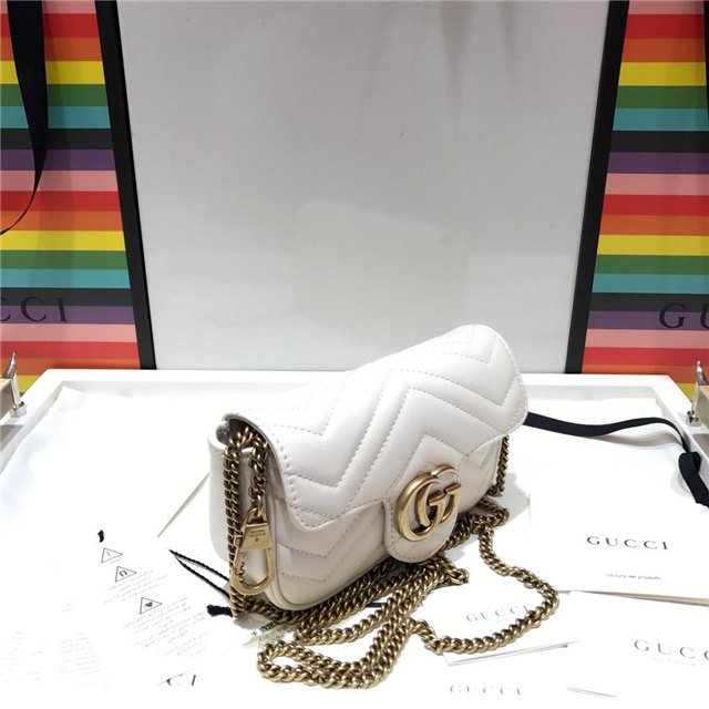 Gucci GG Marmont Matelasse Leather Super Mini Bag (Varied Colors)