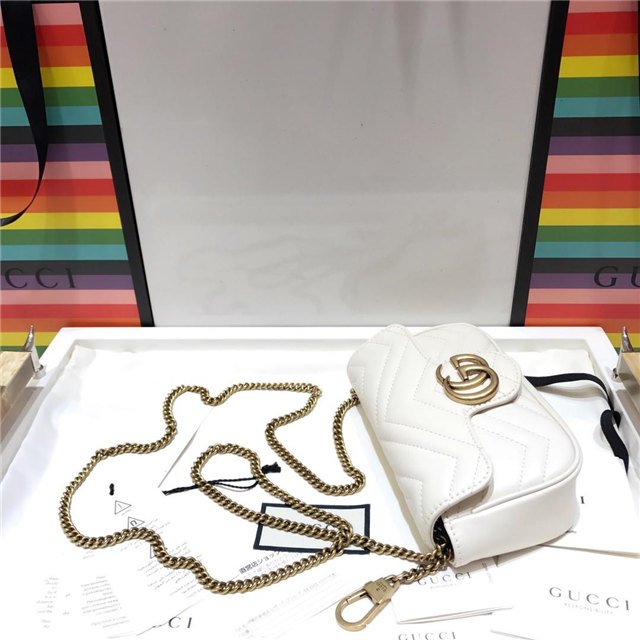 Gucci GG Marmont Matelasse Leather Super Mini Bag (Varied Colors)