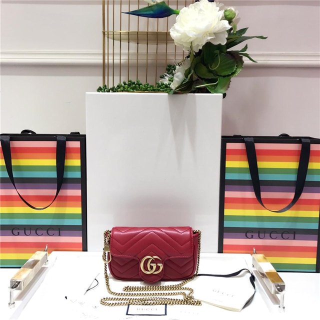 Gucci GG Marmont Matelasse Leather Super Mini Bag (Varied Colors)
