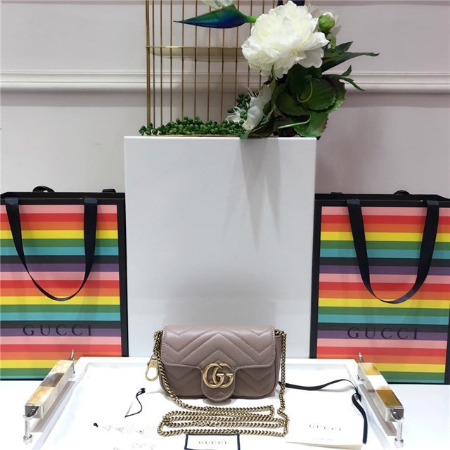 Gucci GG Marmont Matelasse Leather Super Mini Bag (Varied Colors)
