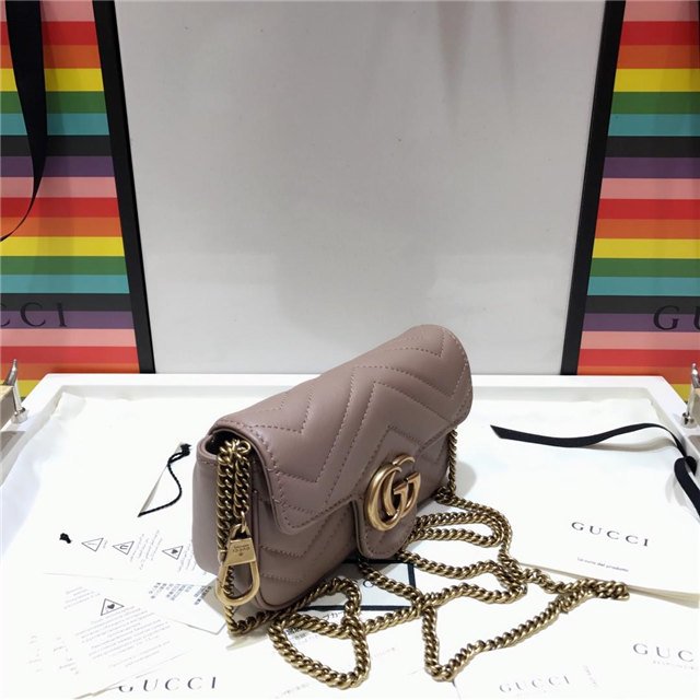 Gucci GG Marmont Matelasse Leather Super Mini Bag (Varied Colors)