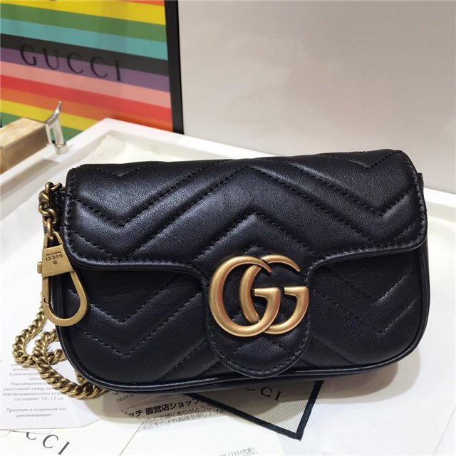 Gucci GG Marmont Matelasse Leather Super Mini Bag (Varied Colors)