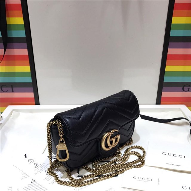Gucci GG Marmont Matelasse Leather Super Mini Bag (Varied Colors)