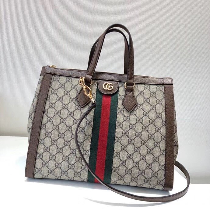 Gucci Ophidia GG Medium Top Handle Bag