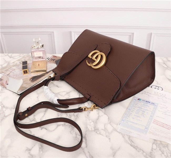 Gucci GG Marmont Leather Top Handle Bag (Varied Colors)