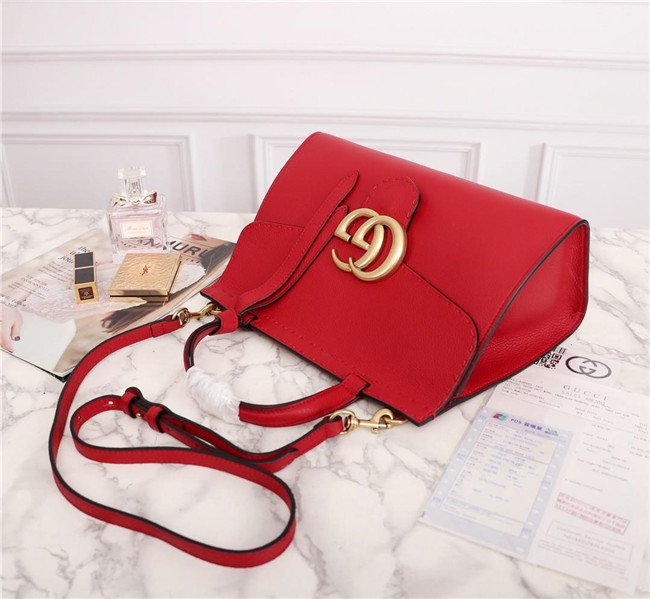 Gucci GG Marmont Leather Top Handle Bag (Varied Colors)