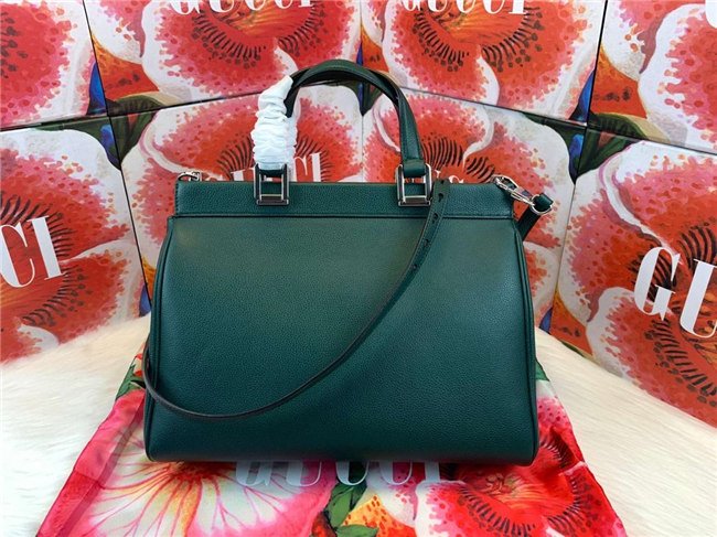 Gucci Zumi Grainy Leather Medium Top Handle Bag (Varied Colors) - Image 20