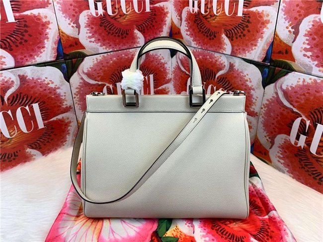 Gucci Zumi Grainy Leather Medium Top Handle Bag (Varied Colors) - Image 29