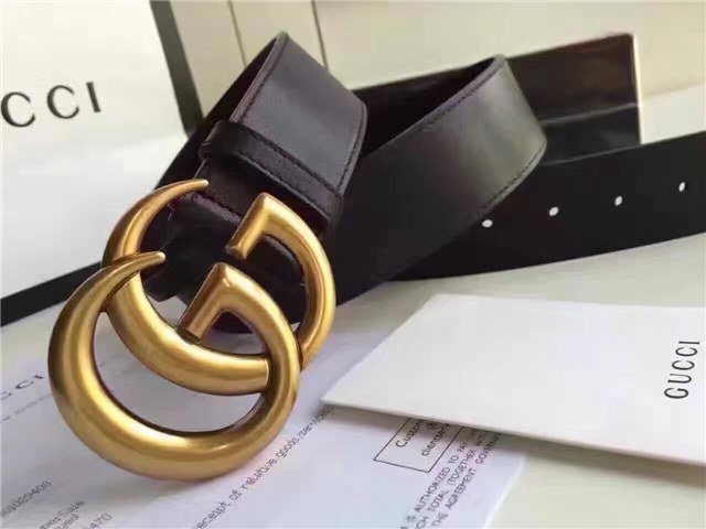 Gucci Wide Leather Belt with Double G Buckle (Varied Colors) 2015 Re-Edition - Image 92