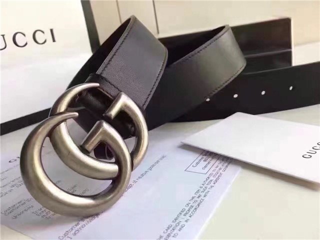 Gucci Wide Leather Belt with Double G Buckle (Varied Colors) 2015 Re-Edition - Image 101