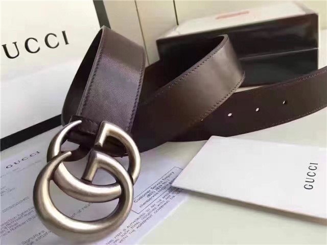 Gucci Wide Leather Belt with Double G Buckle (Varied Colors) 2015 Re-Edition - Image 128