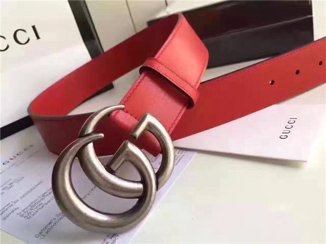Gucci Wide Leather Belt with Double G Buckle (Varied Colors) 2015 Re-Edition - Image 173