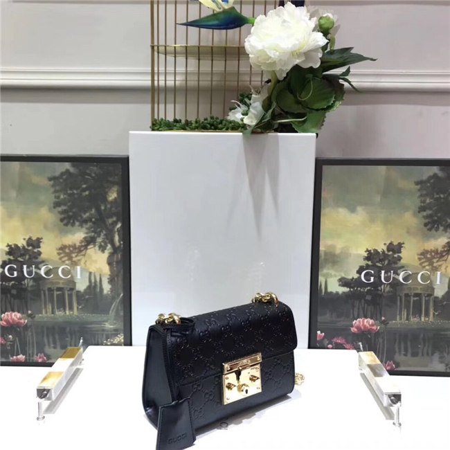 Gucci Padlock Small GG Supreme Canvas/Leather Shoulder Bag (Varied Colors) - Image 23