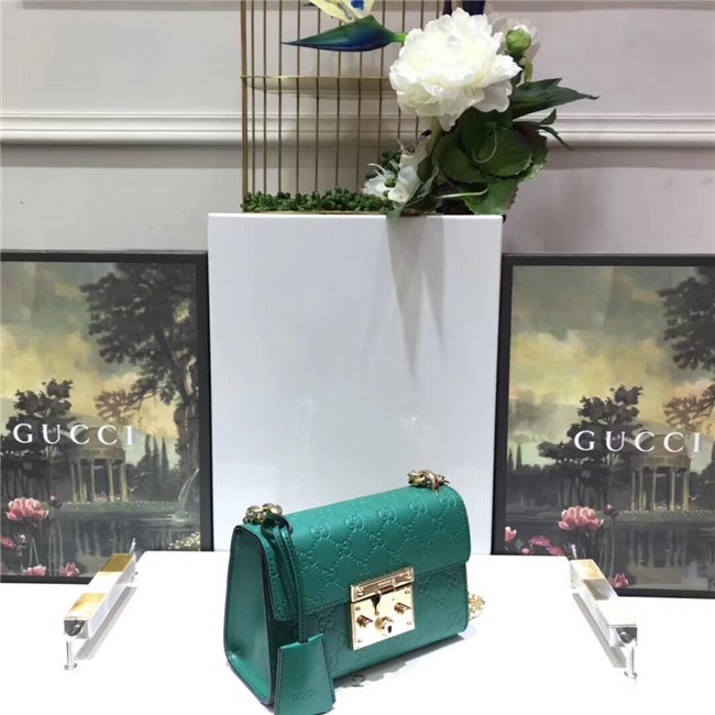 Gucci Padlock Small GG Supreme Canvas/Leather Shoulder Bag (Varied Colors) - Image 32