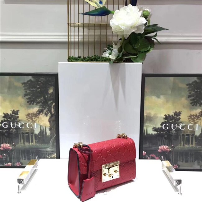 Gucci Padlock Small GG Supreme Canvas/Leather Shoulder Bag (Varied Colors) - Image 42