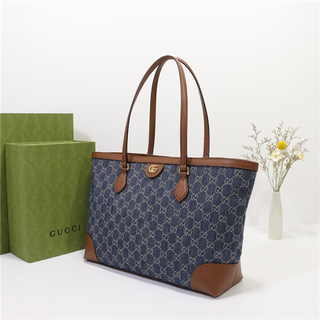 Gucci Ophidia Medium Tote With Web (Varied Colors) - Image 2