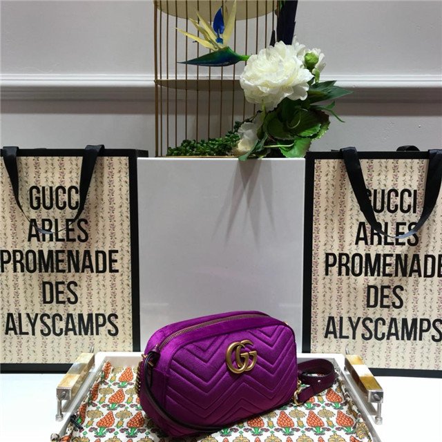 Gucci GG Marmont Matelasse Medium Shoulder Velvet Bag (Varied Colors) - Image 22