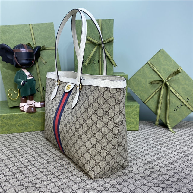 Gucci Ophidia Medium Tote With Web (Varied Colors) - Image 31