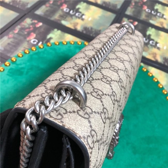 Gucci Dionysus Medium GG Shoulder Bag Suede Brown canvas (Varied Colors) - Image 3