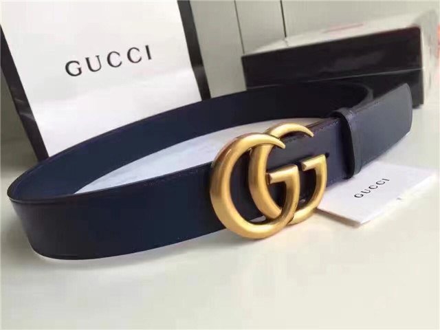Gucci Wide Leather Belt with Double G Buckle (Varied Colors) 2015 Re-Edition - Image 111