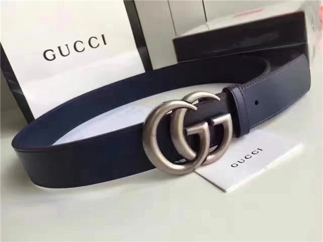 Gucci Wide Leather Belt with Double G Buckle (Varied Colors) 2015 Re-Edition - Image 120