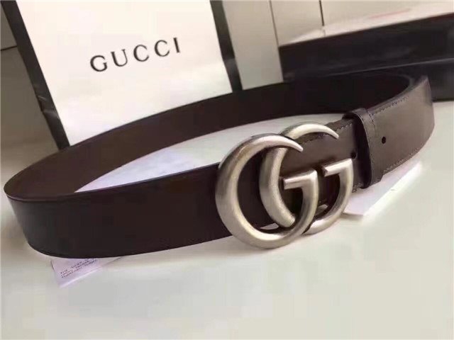 Gucci Wide Leather Belt with Double G Buckle (Varied Colors) 2015 Re-Edition - Image 129