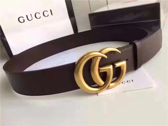 Gucci Wide Leather Belt with Double G Buckle (Varied Colors) 2015 Re-Edition - Image 138