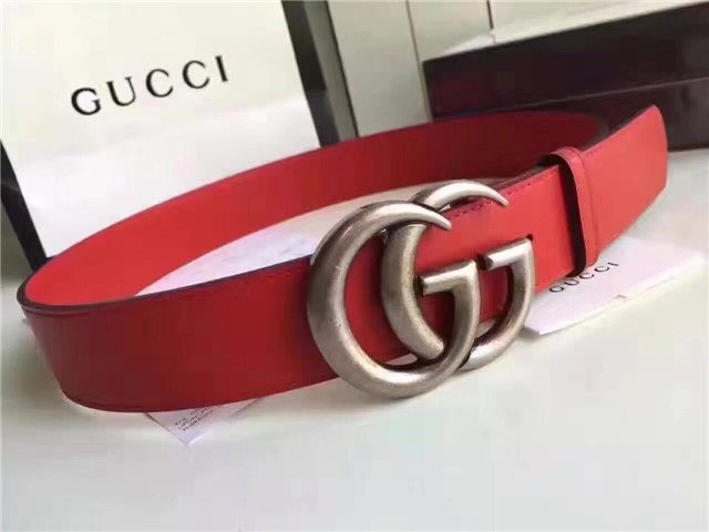 Gucci Wide Leather Belt with Double G Buckle (Varied Colors) 2015 Re-Edition - Image 174